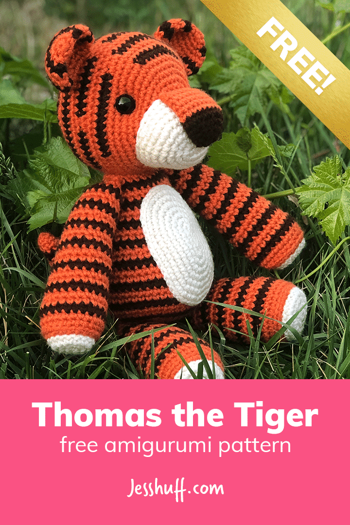 Thomas the Tiger Free Amigurumi Pattern