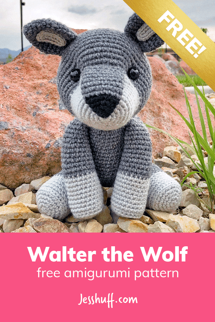 Walter the Wolf Free Amigurumi Pattern