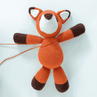 Amigurumi Tutorial: How to attach arms to a body