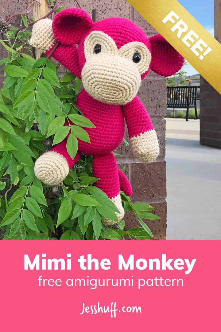 Mimi the Monkey Free Amigurumi Pattern