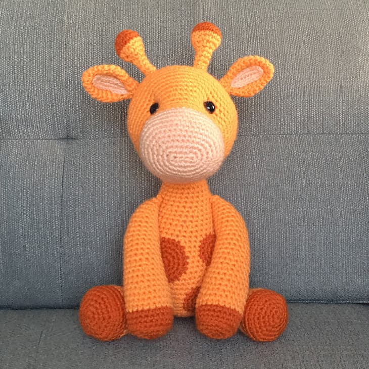 Crocheted Toy Giraffe