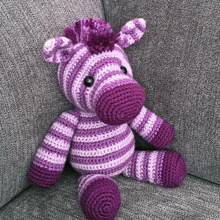 Zebra Free Crochet Pattern