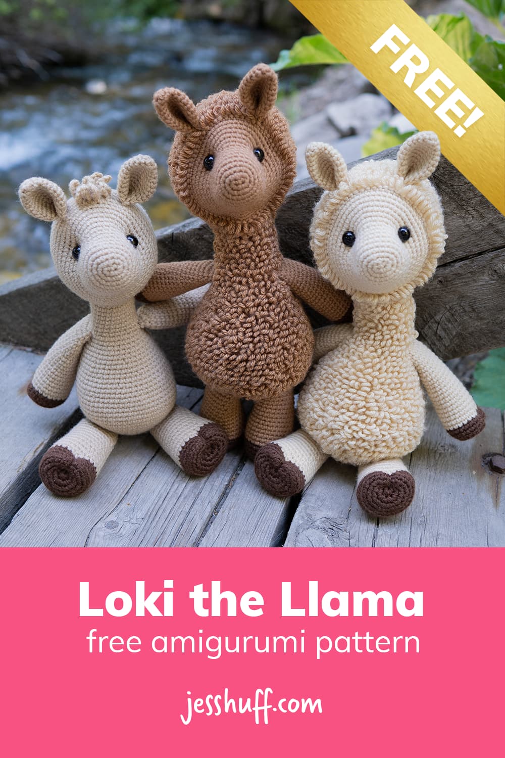 Crochet Llama Pattern Free | Amigurumi alpaca via @heyjesshuff