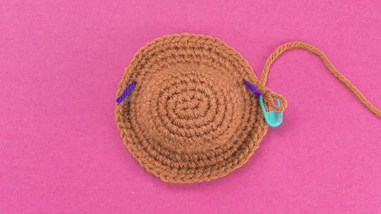 Crochet Cat Siamese Free Amigurumi Pattern Eye Marker Tutorial