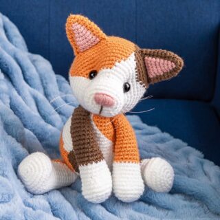 Crochet Cat Free Amigurumi Pattern Calico