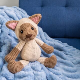 Crochet Cat Free Amigurumi Pattern Siamese