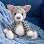 Free Cat Crochet Pattern - Toby the Tabby Cat