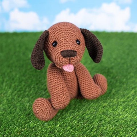 Crochet Dog Free Amigurumi Pattern | Henry the Hound