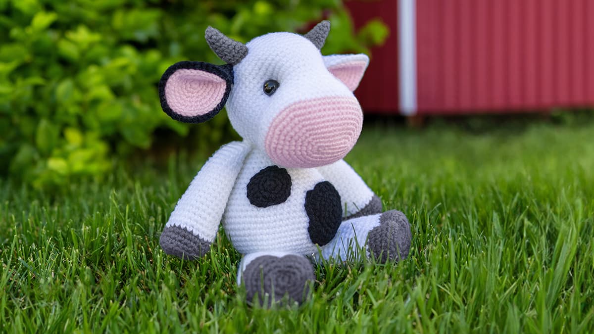 free cow crochet pattern
