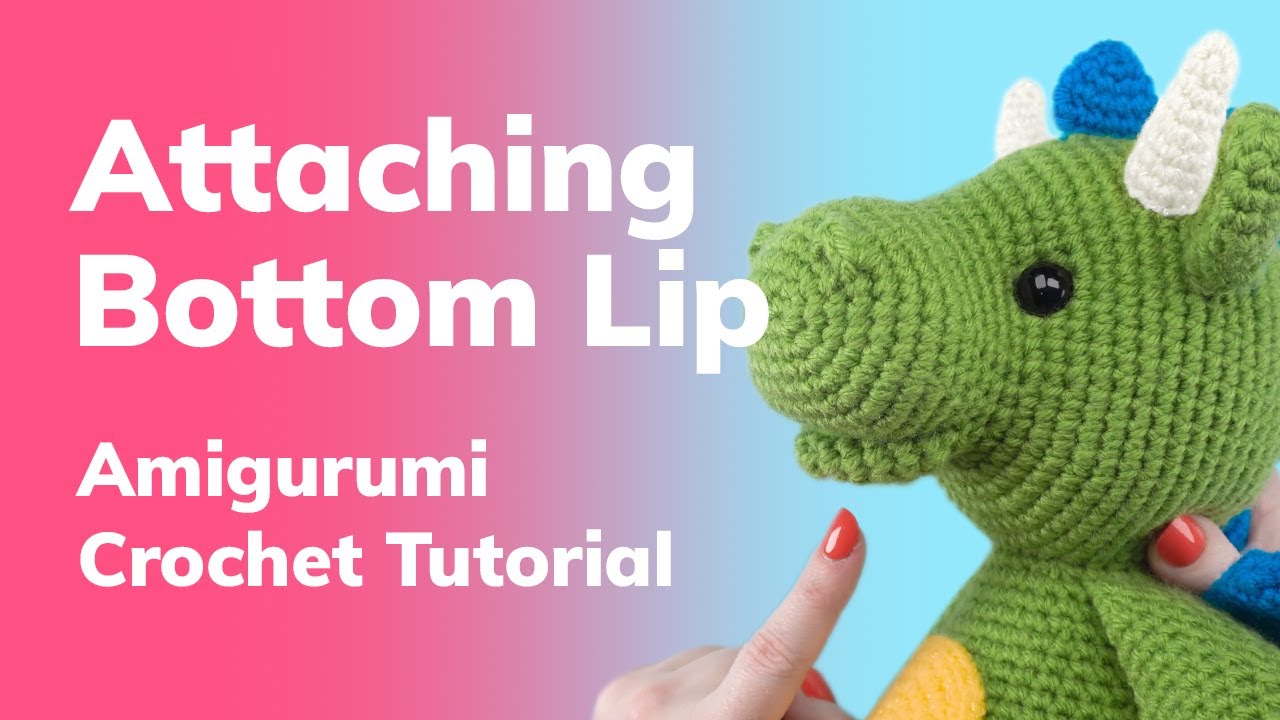 How to Add a Mouth to Amigurumi