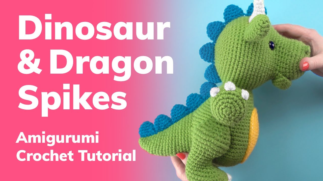 How to make spikes for amigurumi dragons and dinosaurs