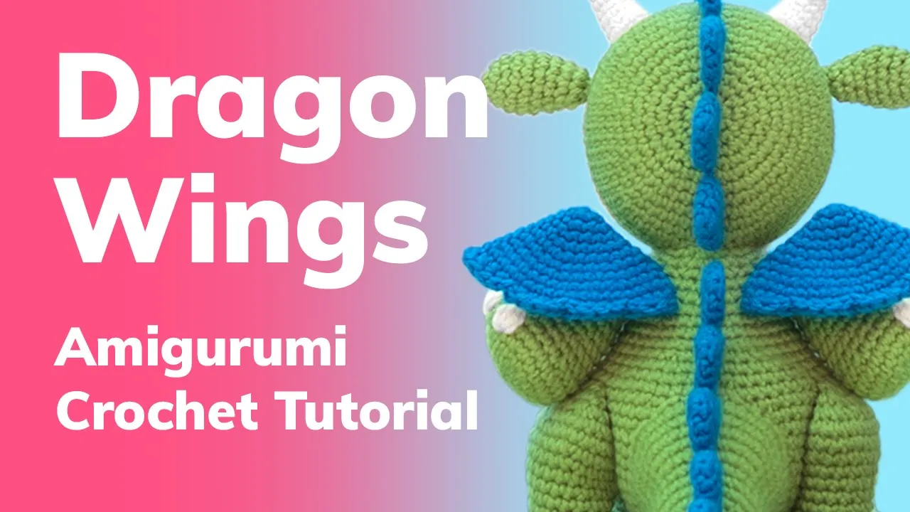 How to make wings for an amigurumi dragon